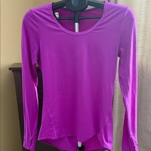 Athleta Women's Long Sleeve Top - Vibrant Pink/purple